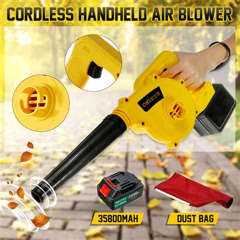cordless  slip handheld air blower leaf vacuum  battery