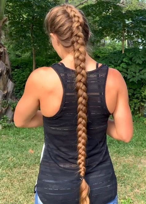 Video Natural Beauty In 2020 Braids For Long Hair