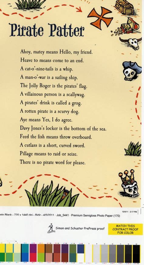 pirates poems examples  pirates poetry newhairstylesformencom