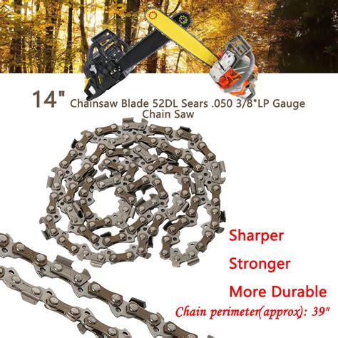 chainsaw  chain blade lp  gauge dl pole cut wood fast  ship ebay