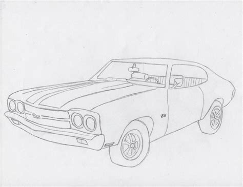 chevelle  colouring pages