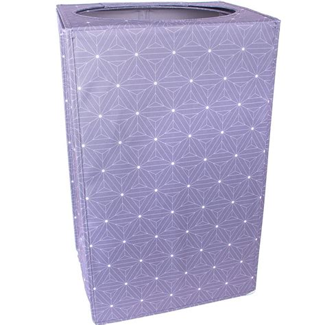 pursfection collapsible hamper  handle geometric star
