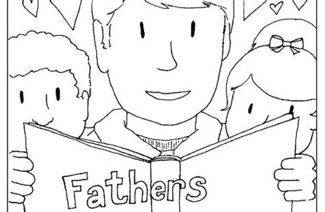 fathers day coloring page sunday school ideas pinterest coloring