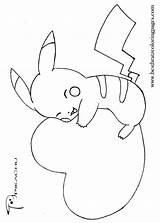 Pikachu Pokemon Coloring Pages Cute Kids Printable Baby Valentines Colouring Color Malebøger Silhouette Sheets Choose Template Kolorowanki Husky Valentine Excellent sketch template