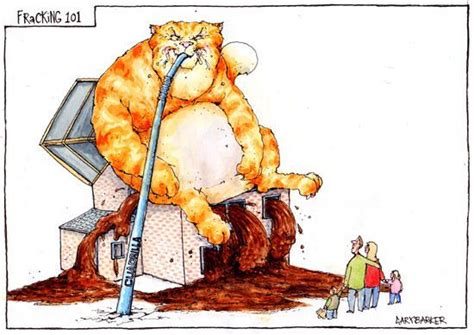 Fracking Cartoon Fat Cat Political Cartoonist Gary