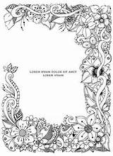 Coloring Pages Border Borders Color Result Google sketch template