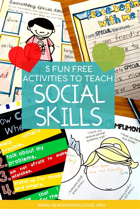 teaching social skills fantastic hands  ideas   printables