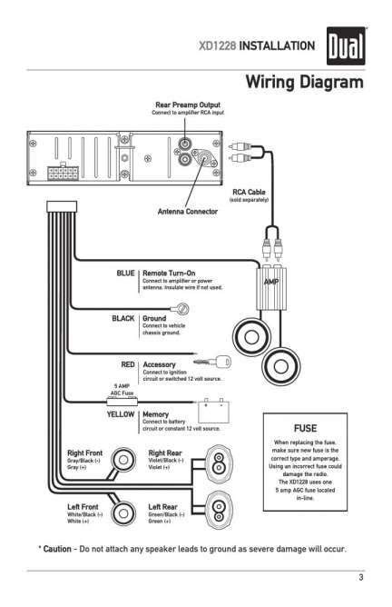 dual xdvdbt wiring harness diagram