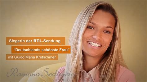 ramona sedlmeier siegerin rtl show deutschlands schönste frau mit guido maria kretschmer