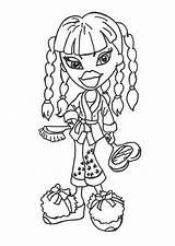 Bratz Coloring Pages Girls Printable Kids sketch template