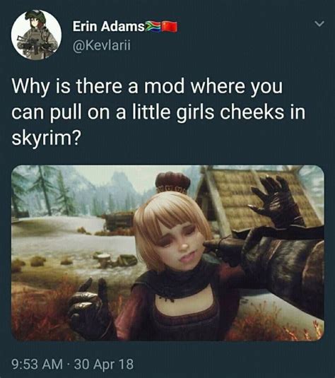 help me find this mod request and find skyrim adult
