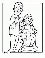 Coloring Pages Dentist Orthodontist Kids Tooth sketch template