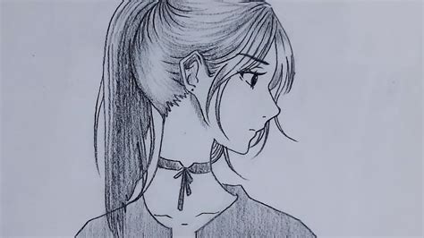 menggambar anime  melukis  perempuan  menggambar