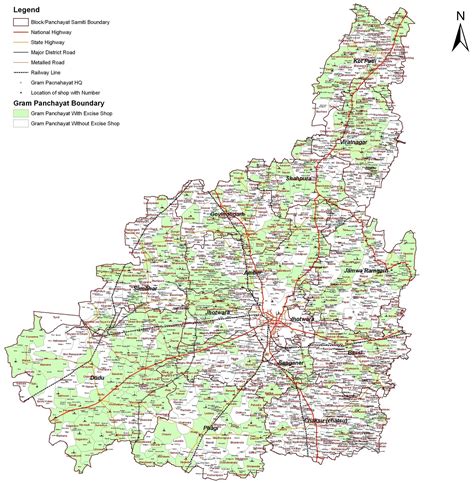 jaipur district map view jaipur district road map of