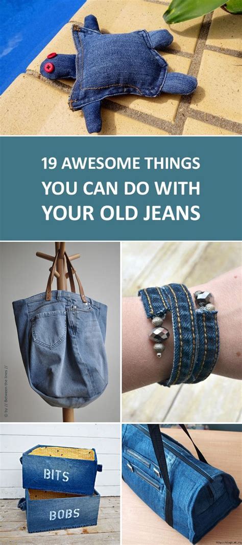 19 awesome things you can do with your old jeans old jeans blue