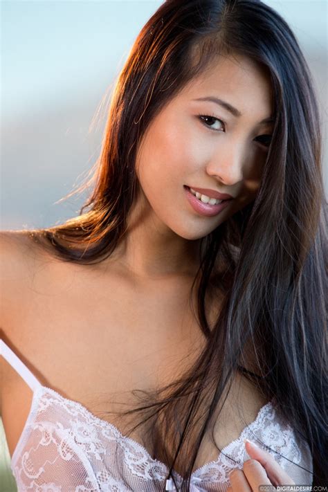 gorgeous asian sharon lee in a sexy nightgown with no panties pichunter