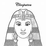Cleopatra Coloring Egypt Ancient Pages Kids Sheets Worksheets Colouring School Google Sheet Surfnetkids Drawings Designlooter African Paintings Au sketch template