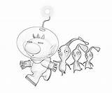 Pikmin Coloring Pages Characters Rock Printable Funny Olimar Print Plymouth Captain Getcolorings Color Template sketch template