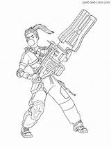 Apex Legends Coloring Pages Color Drawing Colouring Print Tatuajes Tattoos Draw Quote Might Also sketch template