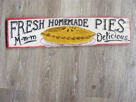 fresh homemade pies signcustomize  etsy