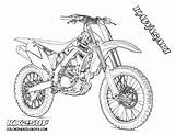 Dirt Bike Coloring Pages Outline Drawing Motocross Bikes Kids Printable Kawasaki Tattoo Dirtbikes Motorcycle Boys Drawings Book Dirtbike Tattoos Colouring sketch template