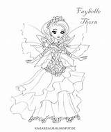 Coloring Pages Ever After High Ashlynn Ella Kara Realm Template Kids Books Colouring Cerise Adult Hood sketch template