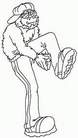 Bigfoot Colouring Desenho Ausmalbild Tudodesenhos Kategorien sketch template