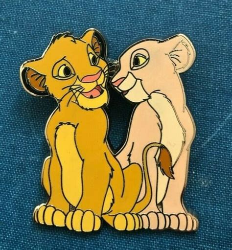 Disney Trade Pin Lion King Simba Nala Can You Feel The