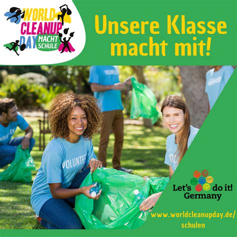 aufraeumen macht schule  geisa thueringen world cleanup day