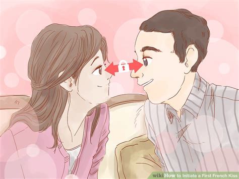 how to initiate a first french kiss 12 steps with pictures