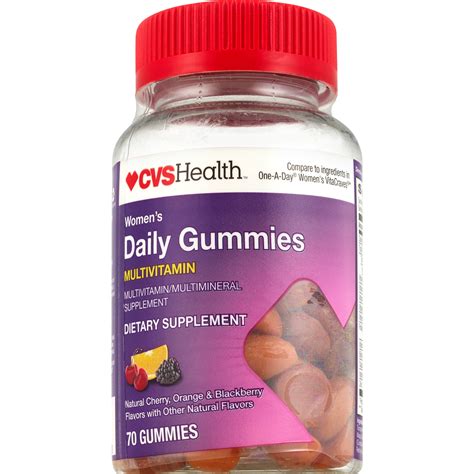 Cvs Health Women S Daily Gummies Complete Multivitamin Fruit Flavors