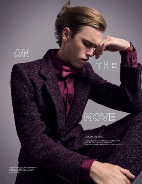 Jake Cooper Dons Fall Colors And Prints For Fault The Fashionisto