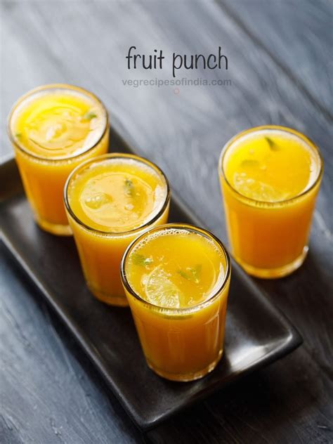 fruit punch recipe    fruit punch easy fruit punch mocktail