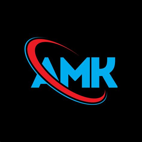 logotipo de amk amk carta diseno del logotipo de la letra amk