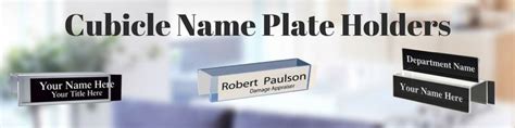 cubicle  plate holders cubicle nameplate holders  plate