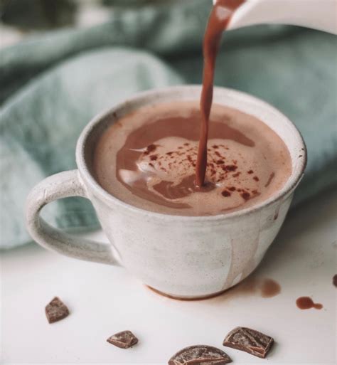 the ultimate and simple vegan hot chocolate drink recipe organic cocoa
