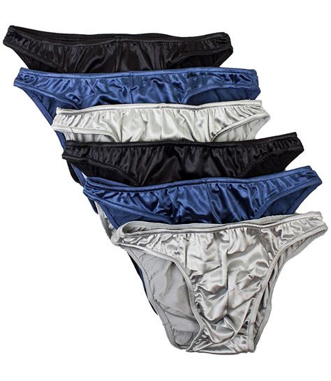 underwear men 6 pack satin panties set bikini from s to plus size xl