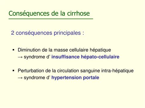 Ppt La Cirrhose Et Ses Complications Powerpoint Presentation Free