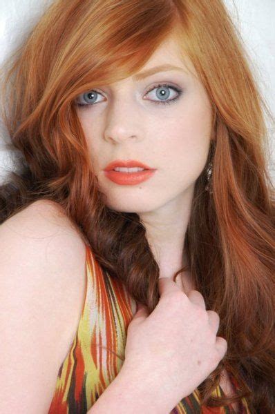 starlet red stunning redhead beautiful red hair red hair color green