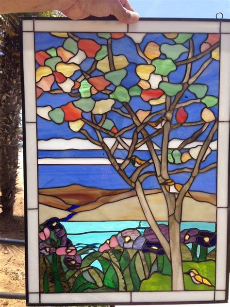 pin by mike smith on arched window autumn trees stained glass