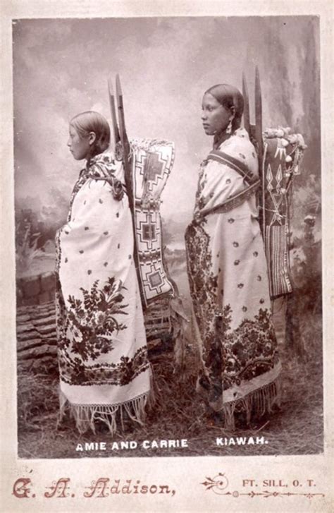 Kiowa Women Amie And Carrie 1890 Americas Native People Native