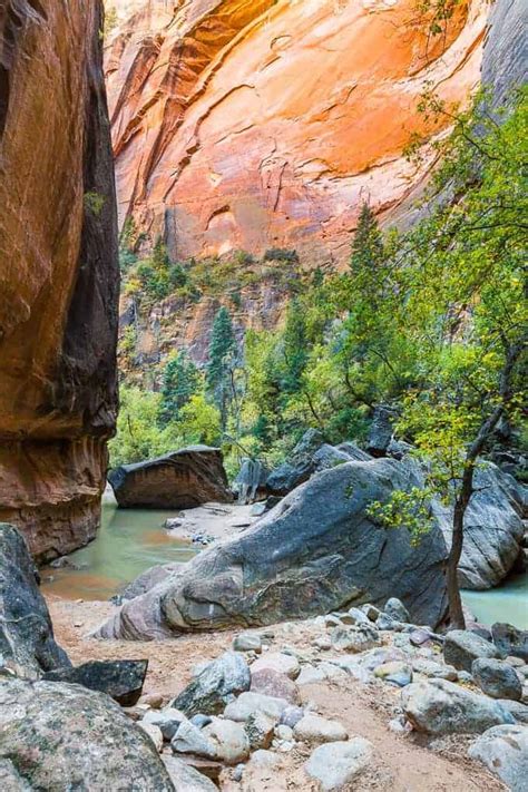 the narrows in zion national park get inspired everyday