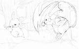 Raichu Pikachu Vs Sketch Deviantart Drawings sketch template