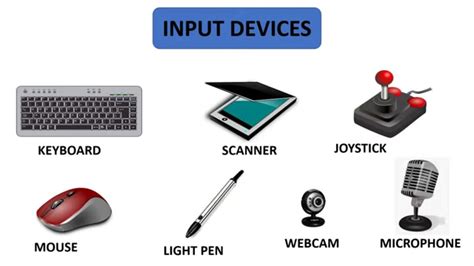 types  input devices