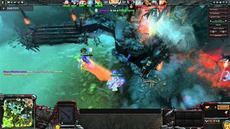 dota 2 earthshaker rampage youtube