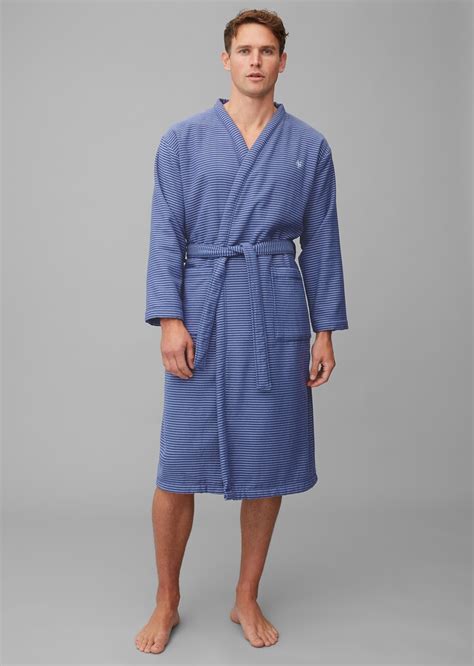 badjas model jaik met zachte binnenkant van frotte blauw badjassen