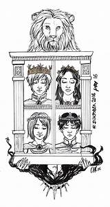 Narnia Edmund Pevensie Cronache Lucy Inktober2016 Valaquia Caspian Aslan Witch Lufa Fanart Geeks Fandoms Tolkien Libri Reyes sketch template