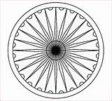 Chakra Ashok Symbols sketch template