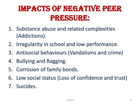 Ppt Presentation On Peer Pressure Powerpoint Presentation Free