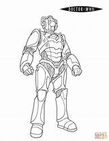 Coloring Doctor Who Pages Cybermen Printable Cyberman Colouring Dr Drawing Print Tardis Bbc Line Coloriage Book Clipart Official Colorings Simple sketch template